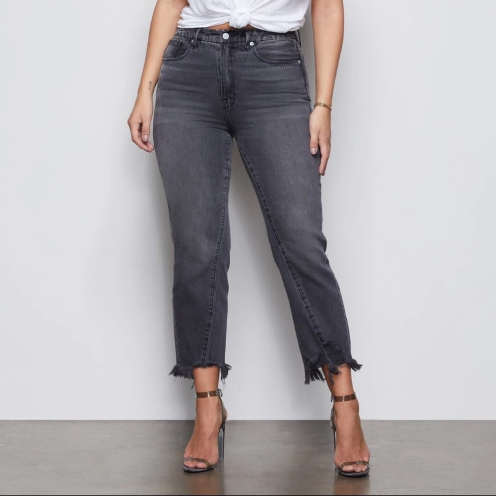 Good American Good Vintage Twisted Seam Jeans